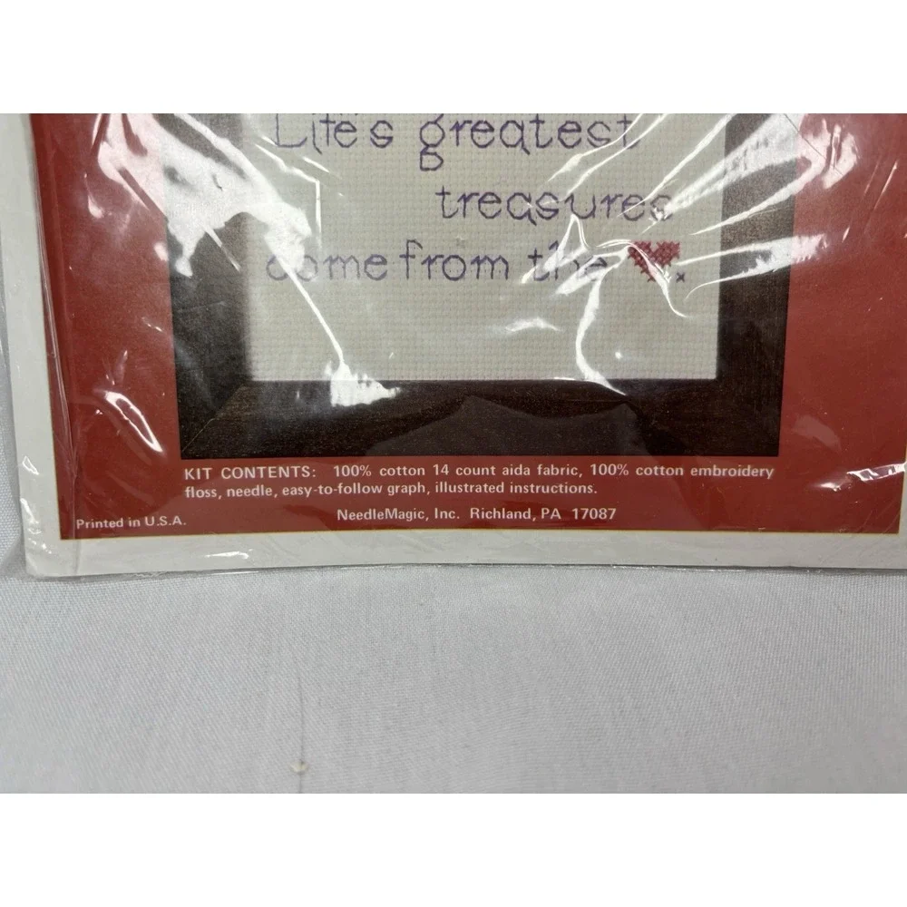 VTG‎ Needle Magic Counted Thread Cross Stitch Kit TREASURES Art. 803 5